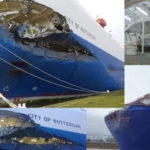 City of Rotterdam extensive bow damage